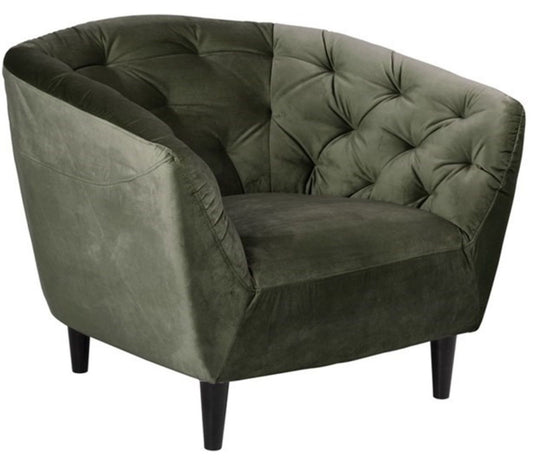 Lounge Chair East St Pierre | size: Width: 83cm, Height: 79cm, Depth: 97cm | color: Green | image: 0 | variant: 1006470