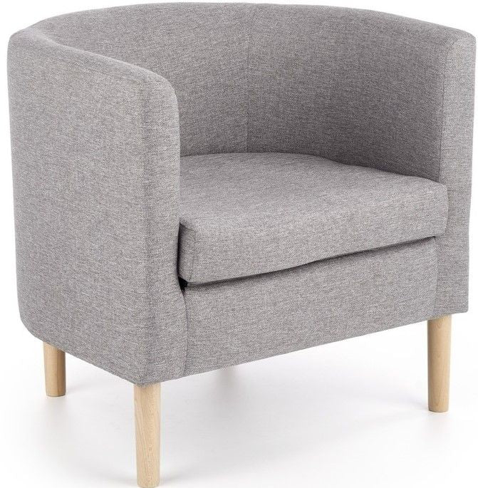 Lounge Chair East Wroclaw | size: Width: 66cm, Height: 64cm, Depth: 58cm | color: Gray | image: 1 | variant: 1006916