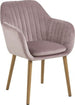 Lounge Chair Emilia | size: Width: 57cm, Height: 83cm, Depth: 59cm | color: Pink | image: 1 | variant: 1004802