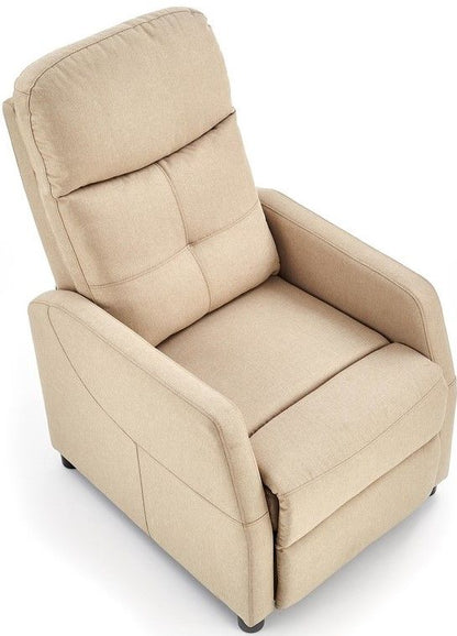 Lounge Chair Felipe | size: Width: 64cm, Height: 103cm, Depth: 84cm | color: Beige | image: 2 | variant: 1004654