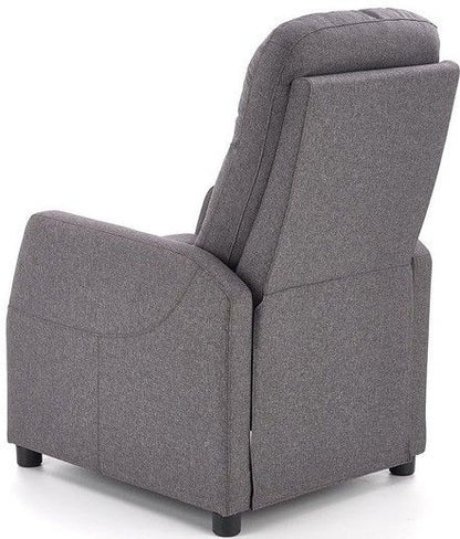 Lounge Chair Felipe | size: Width: 64cm, Height: 103cm, Depth: 84cm | color: Gray | image: 3 | variant: 1004655