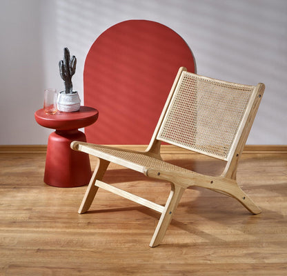Lounge Chair Foden 2 | size: Width: 65cm, Height: 74cm, Depth: 82cm | color: Brown | image: 2 | variant: 1012973