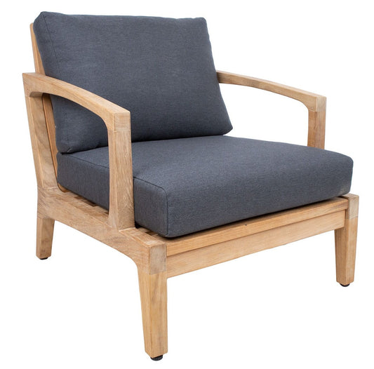 Lounge Chair Fredrikstad | size: Width: 75cm, Height: 80cm, Depth: 90cm | color: Brown/Grey | image: 0 | variant: 1006469