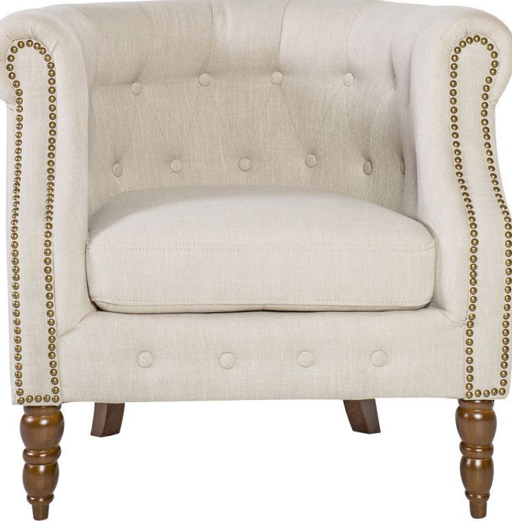 Lounge Chair Holmes 1 | size: Width: 83cm, Height: 78cm, Depth: 75cm | color: Beige | image: 2 | variant: 1011398