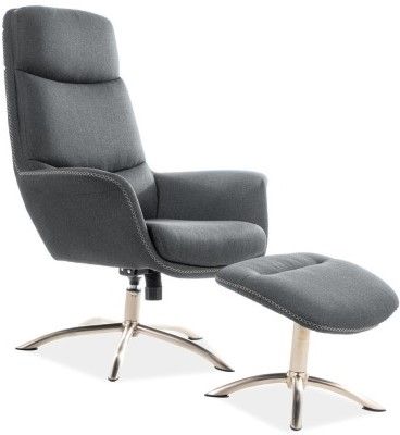 Lounge Chair Ipswich | size: Width: 75cm, Height: 104cm, Depth: 80cm | color: Gray | image: 1 | variant: 1004120