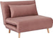 Lounge Chair Kingston upon Thames | size: Width: 105cm, Height: 80cm, Depth: 90cm | color: Pink | image: 1 | variant: 1004269