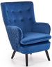 Lounge Chair Lecce | size: Width: 70cm, Height: 100cm, Depth: 78cm | color: Blue | image: 1 | variant: 1002815