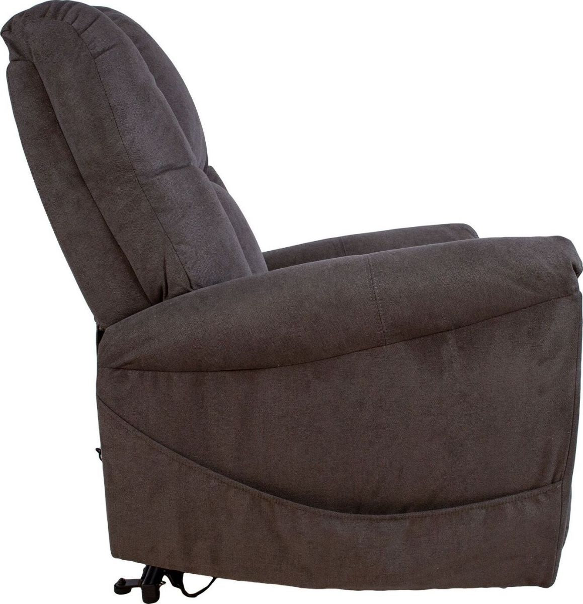 Lounge Chair Ledbury | size: Width: 86cm, Height: 105cm, Depth: 77cm | color: Gray | image: 4 | variant: 1001092