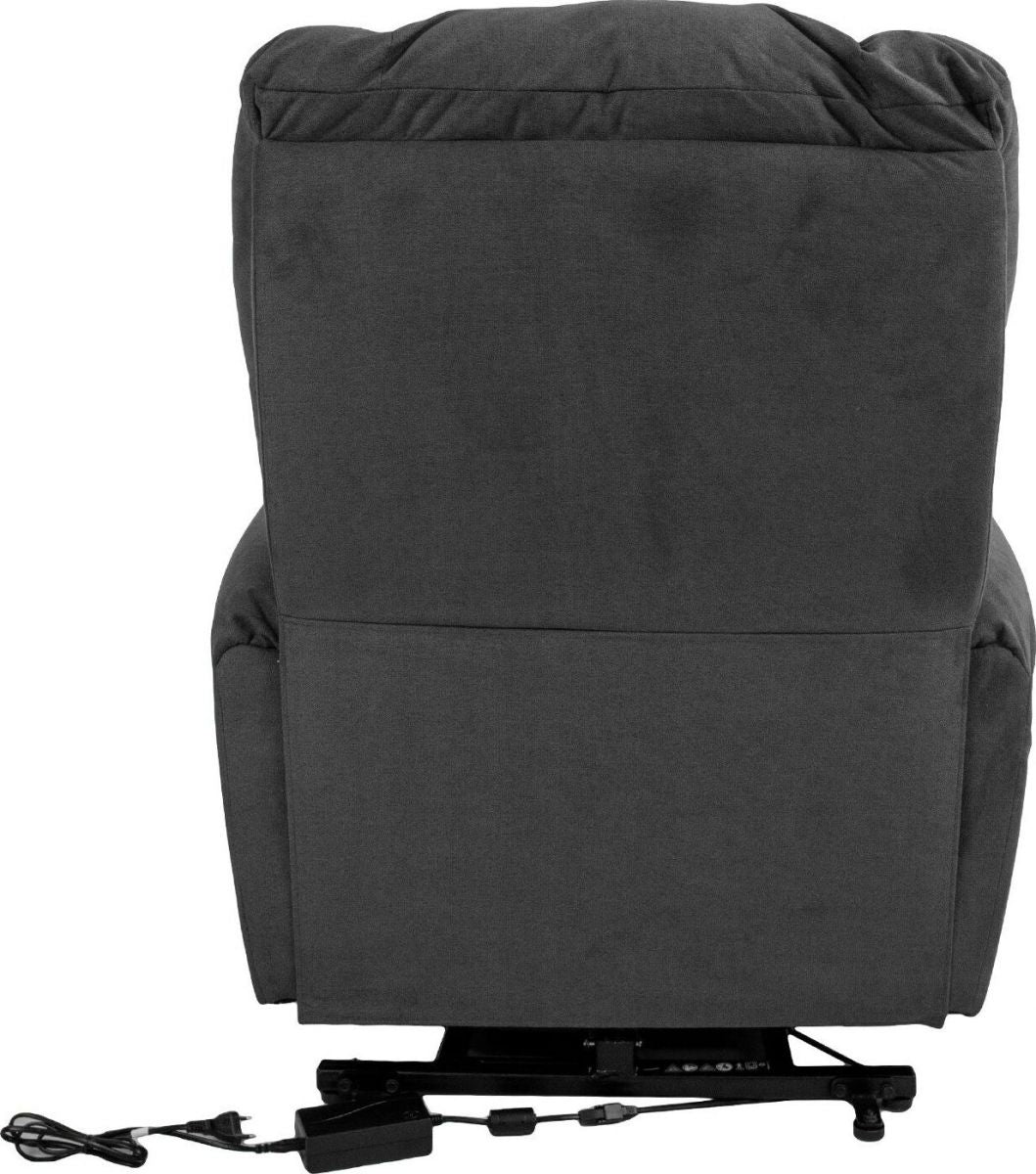 Lounge Chair Ledbury | size: Width: 86cm, Height: 105cm, Depth: 77cm | color: Gray | image: 5 | variant: 1001093