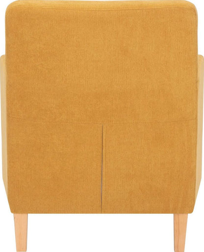 Lounge Chair Leene | size: Width: 68.5cm, Height: 84cm, Depth: 76cm | color: Yellow | image: 4 | variant: 1004860