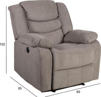 Lounge Chair Lewes | size: Width: 99cm, Height: 102cm, Depth: 95cm | color: Beige | image: 5 | variant: 1000950