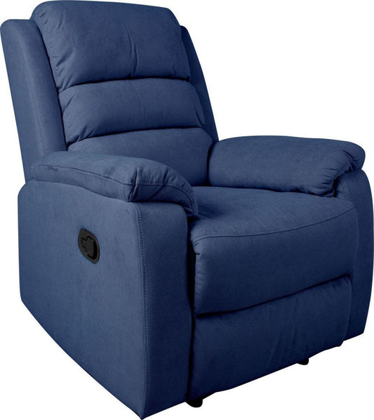 Lounge Chair Lincoln | size: Width: 88cm, Height: 103cm, Depth: 95cm | color: Blue | image: 1 | variant: 1001035