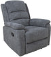 Lounge Chair Lincoln | size: Width: 88cm, Height: 103cm, Depth: 95cm | color: Gray | image: 1 | variant: 1001036