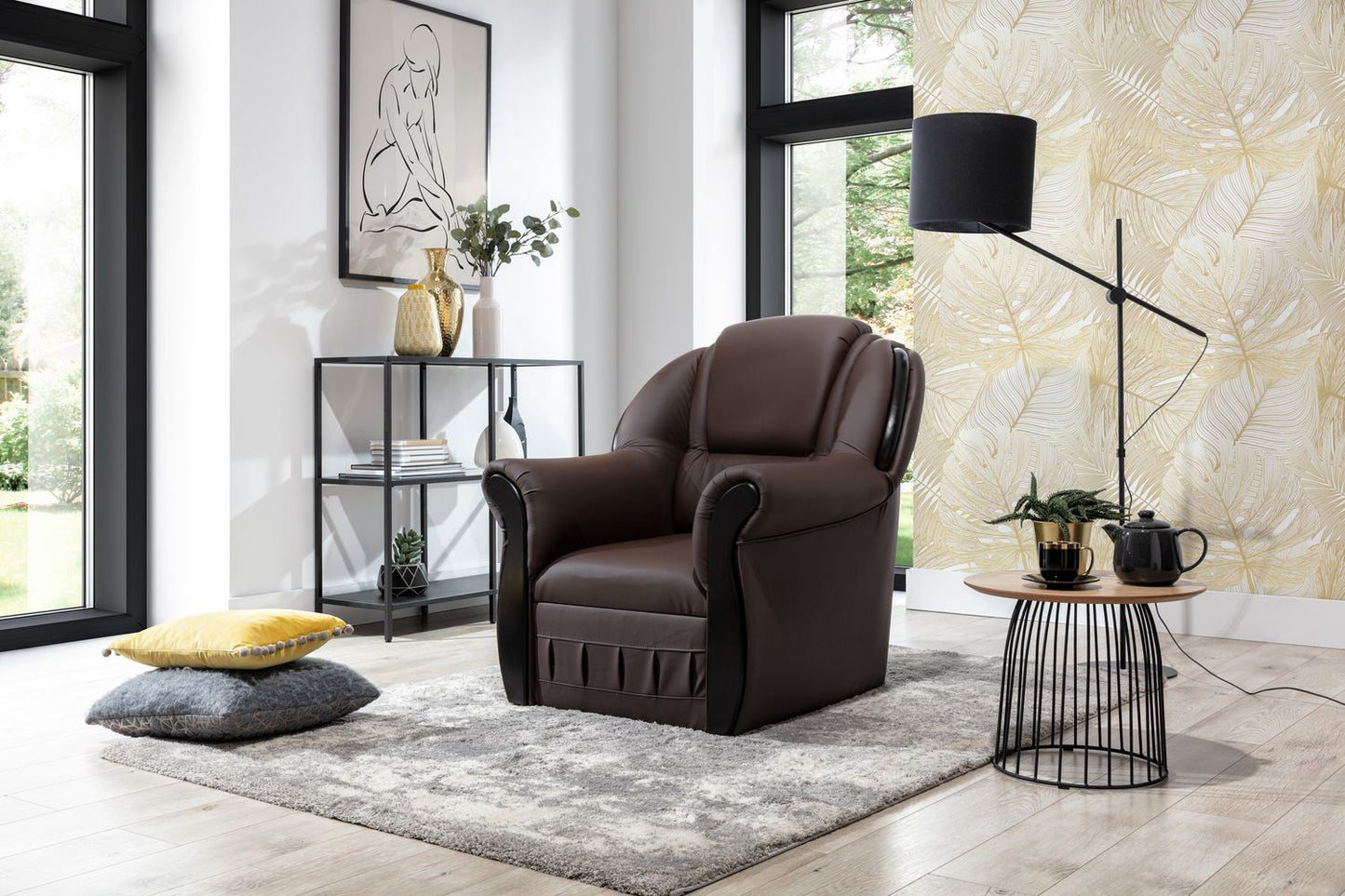 Lounge Chair Lord | size: Width: 90cm, Height: 105cm, Depth: 108cm | color: Soft | image: 1 | variant: 1004373