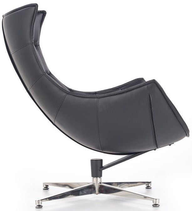 Lounge Chair Luxor | size: Width: 76cm, Height: 96cm, Depth: 84cm | color: Black | image: 2 | variant: 1004668