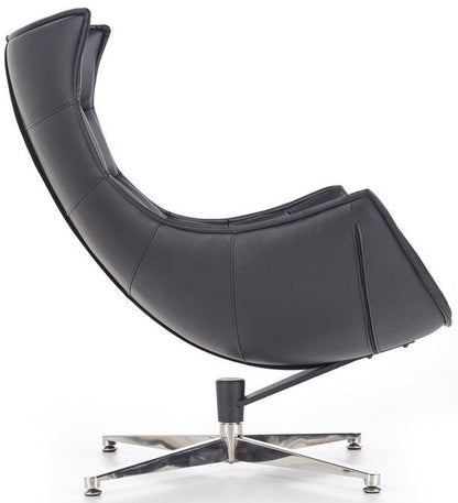 Lounge Chair Luxor | size: Width: 76cm, Height: 96cm, Depth: 84cm | color: Black | image: 2 | variant: 1004668