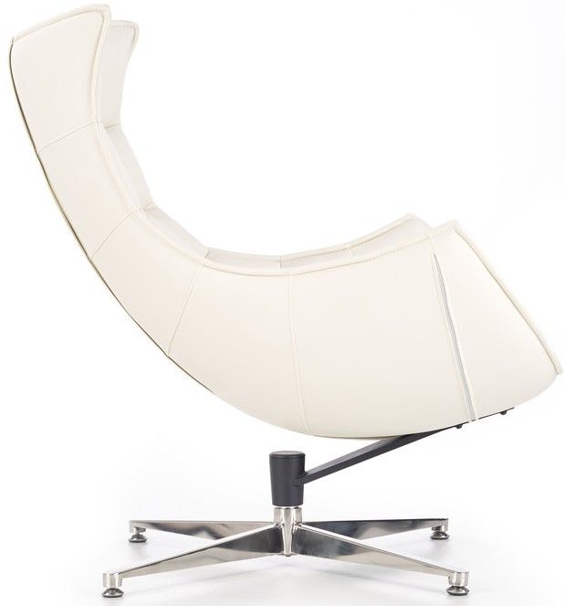 Lounge Chair Luxor | size: Width: 76cm, Height: 96cm, Depth: 84cm | color: White | image: 2 | variant: 1004667