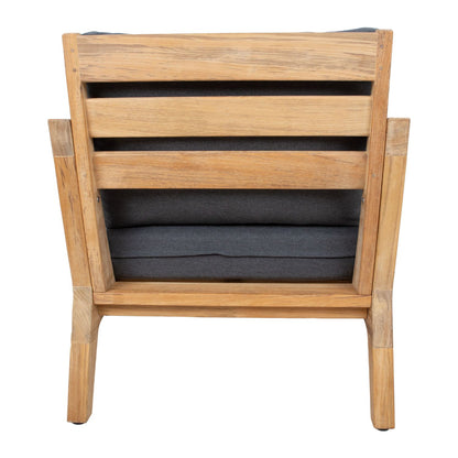Lounge Chair Maldive | size: Width: 75cm, Height: 80cm, Depth: 90cm | color: Brown/Grey | image: 3 | variant: 1017817