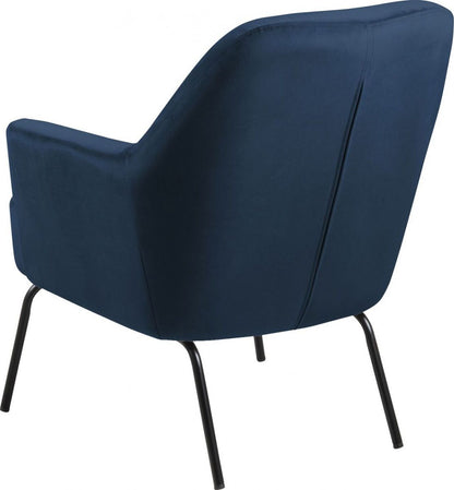 Lounge Chair Melissa | size: Width: 75cm, Height: 83cm, Depth: 75cm | color: Blue | image: 2 | variant: 1004876