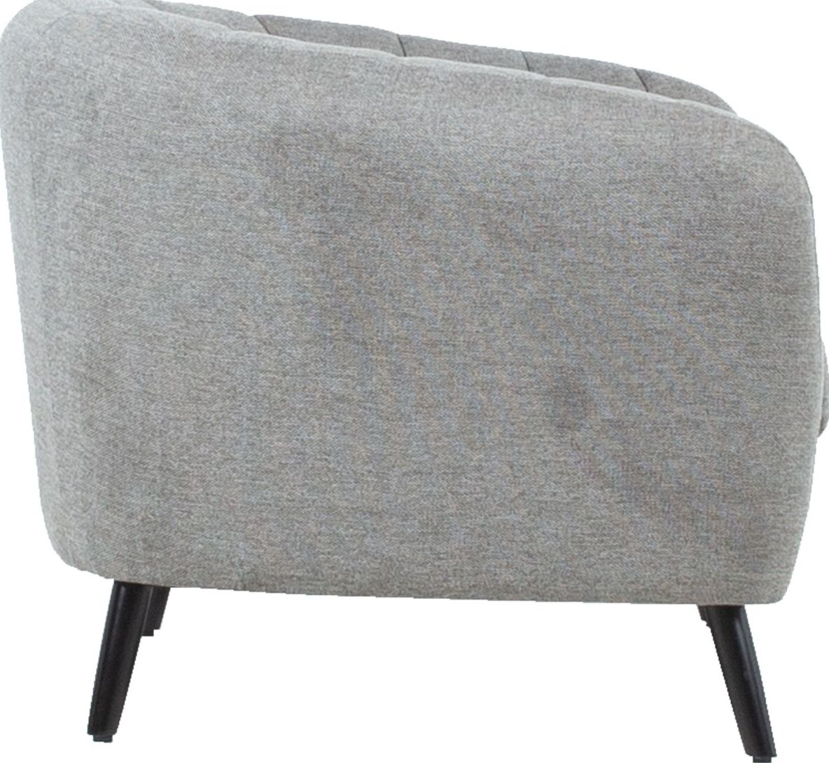 Lounge Chair Melody | size: Width: 100cm, Height: 76cm, Depth: 88cm | color: Gray | image: 3 | variant: 1004880