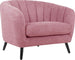 Lounge Chair Melody | size: Width: 100cm, Height: 76cm, Depth: 88cm | color: Pink | image: 1 | variant: 1004882