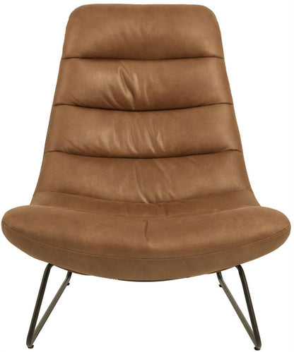 Lounge Chair Milford | size: Width: 82.5cm, Height: 97cm, Depth: 93cm | color: Brown | image: 2 | variant: 1004891