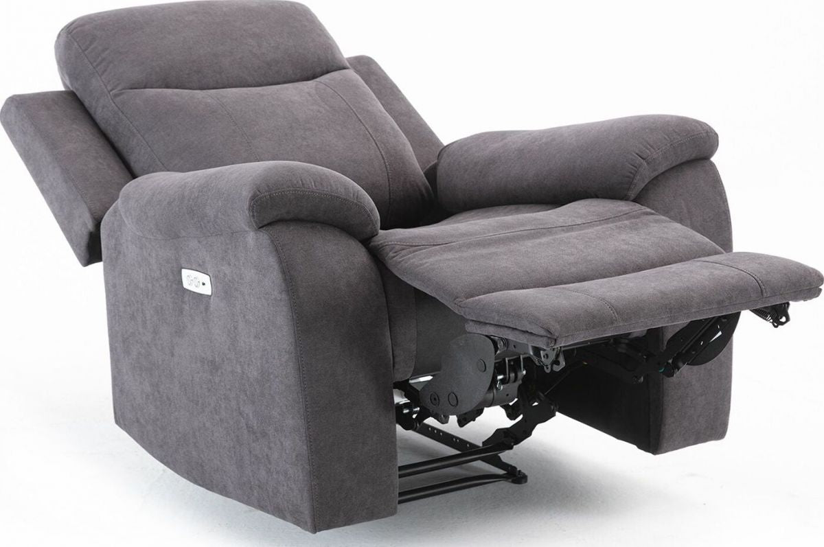 Lounge Chair Milo | size: Width: 97cm, Height: 103cm, Depth: 96cm | color: Gray | image: 4 | variant: 1004893