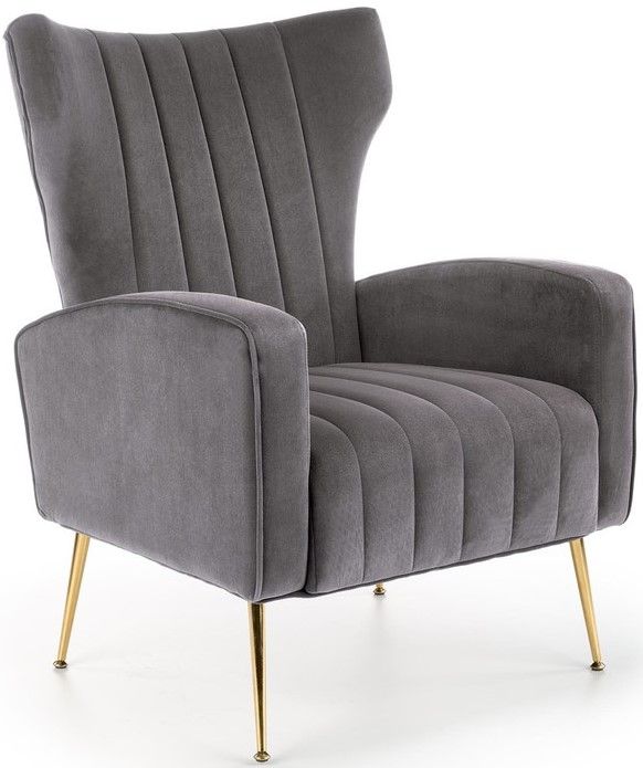 Lounge Chair Nuoro | size: Width: 70cm, Height: 100cm, Depth: 70cm | color: Gray | image: 1 | variant: 1002845