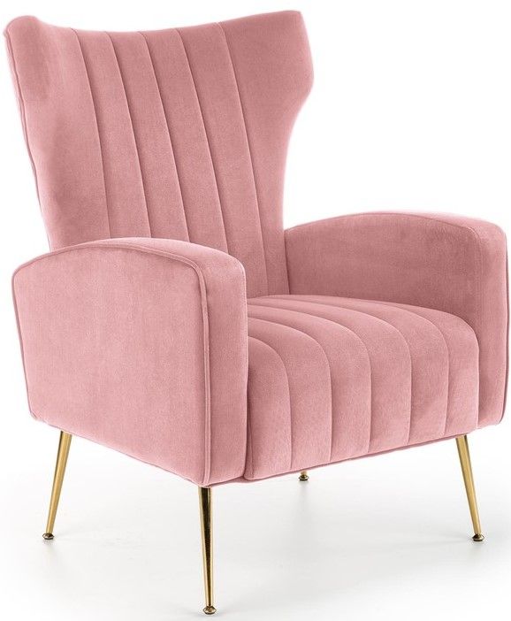 Lounge Chair Nuoro | size: Width: 70cm, Height: 100cm, Depth: 70cm | color: Pink | image: 1 | variant: 1002846