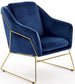 Lounge Chair Olbia | size: Width: 69cm, Height: 81cm, Depth: 76cm | color: Blue | image: 1 | variant: 1002831