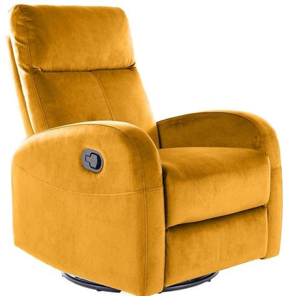 Lounge Chair Olimp | size: Width: 72cm, Height: 101cm, Depth: 80cm | color: Yellow | image: 1 | variant: 1005048