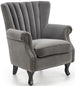 Lounge Chair Oristano | size: Width: 73cm, Height: 87cm, Depth: 70cm | color: Gray | image: 1 | variant: 1002834