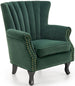 Lounge Chair Oristano | size: Width: 73cm, Height: 87cm, Depth: 70cm | color: Green | image: 1 | variant: 1002835