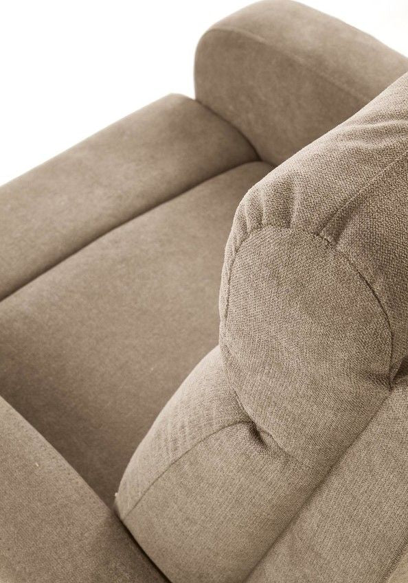 Lounge Chair Oslo 1S | size: Width: 75cm, Height: 100cm, Depth: 95cm | color: Beige | image: 5 | variant: 1005703