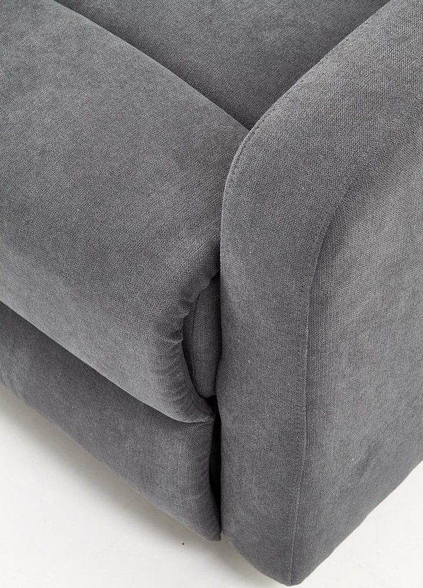 Lounge Chair Oslo 1S | size: Width: 75cm, Height: 100cm, Depth: 95cm | color: Gray | image: 5 | variant: 1005702