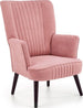 Lounge Chair Padua | size: Width: 75cm, Height: 100cm, Depth: 70cm | color: Pink | image: 1 | variant: 1002739
