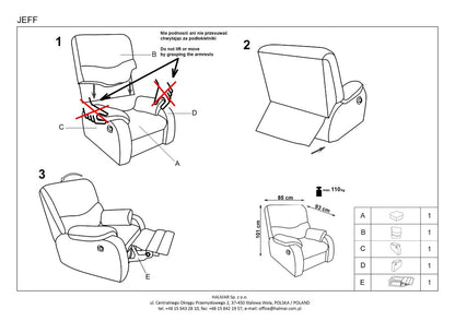 Lounge Chair Parma | size: Width: 85cm, Height: 101cm, Depth: 93cm | color: Brown | image: 4 | variant: 1002766