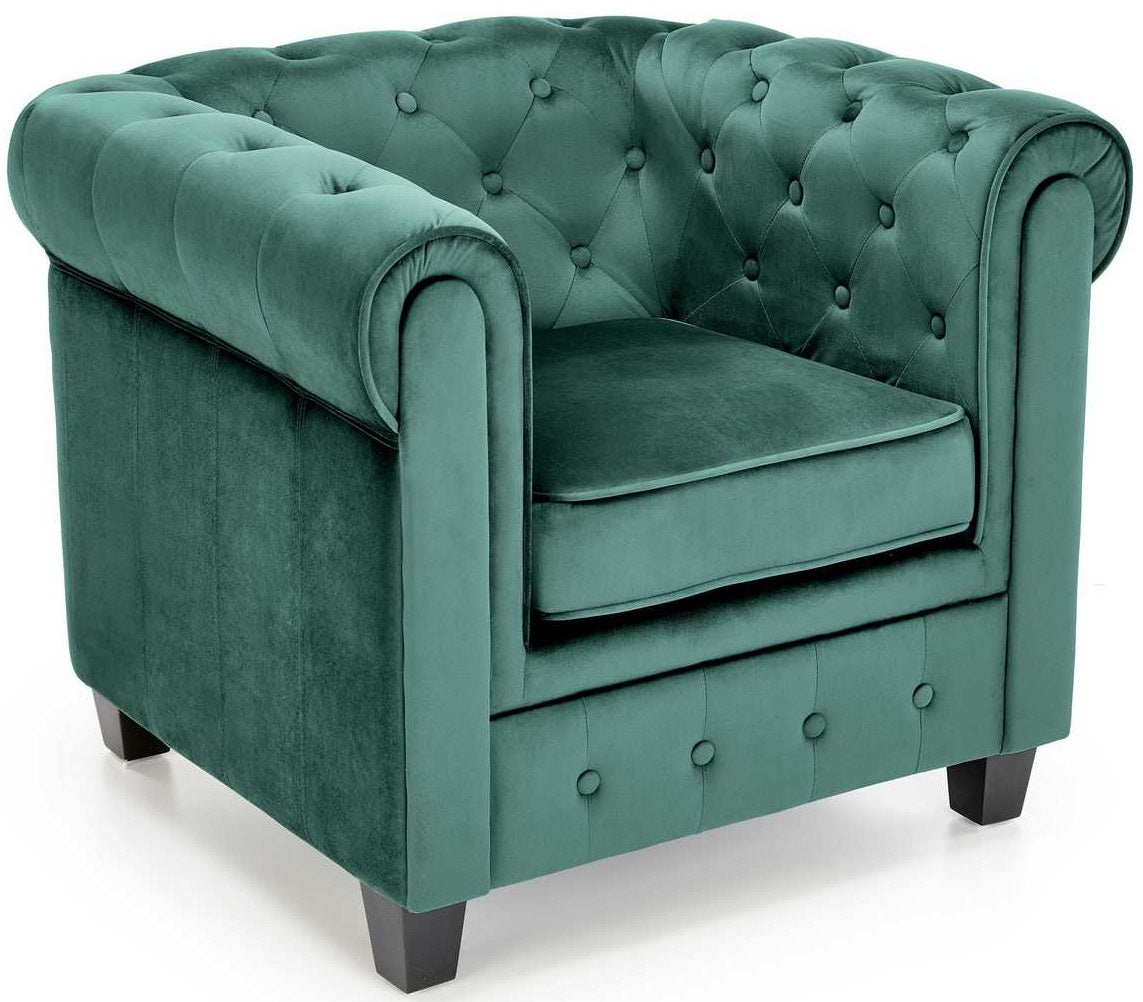 Lounge Chair Perugia | size: Width: 62cm, Height: 73cm, Depth: 75cm | color: Green | image: 0 | variant: 1002747