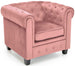 Lounge Chair Perugia | size: Width: 62cm, Height: 73cm, Depth: 75cm | color: Pink | image: 0 | variant: 1002749