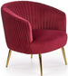 Lounge Chair Pisa | size: Width: 78cm, Height: 80cm, Depth: 72cm | color: Red | image: 1 | variant: 1002734
