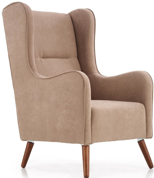 Lounge Chair Pitre | size: Width: 67cm, Height: 114cm, Depth: 85cm | color: Beige | image: 1 | variant: 1002717