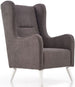 Lounge Chair Pitre | size: Width: 67cm, Height: 114cm, Depth: 85cm | color: Gray | image: 1 | variant: 1002718
