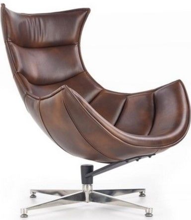 Lounge Chair Prato | size: Width: 76cm, Height: 96cm, Depth: 84cm | color: Brown | image: 1 | variant: 1002771