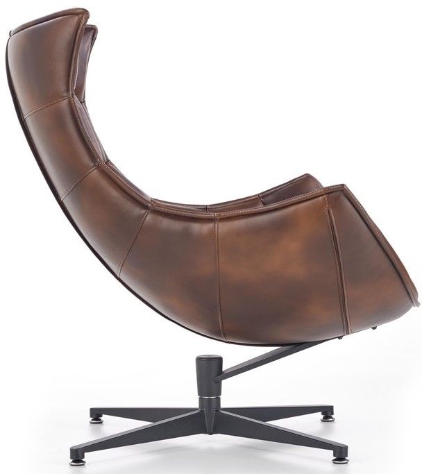 Lounge Chair Prato | size: Width: 76cm, Height: 96cm, Depth: 84cm | color: Brown | image: 2 | variant: 1002771