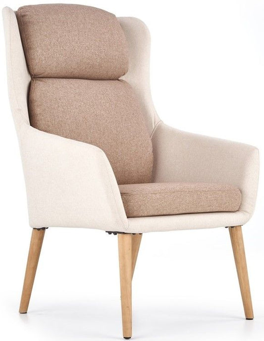 Lounge Chair Ragusa | size: Width: 67cm, Height: 103cm, Depth: 75cm | color: Brown/Grey | image: 1 | variant: 1002810