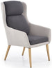 Lounge Chair Ragusa | size: Width: 67cm, Height: 103cm, Depth: 75cm | color: Gray | image: 1 | variant: 1002812