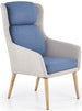Lounge Chair Ragusa | size: Width: 67cm, Height: 103cm, Depth: 75cm | color: Grey/Blue | image: 1 | variant: 1002811