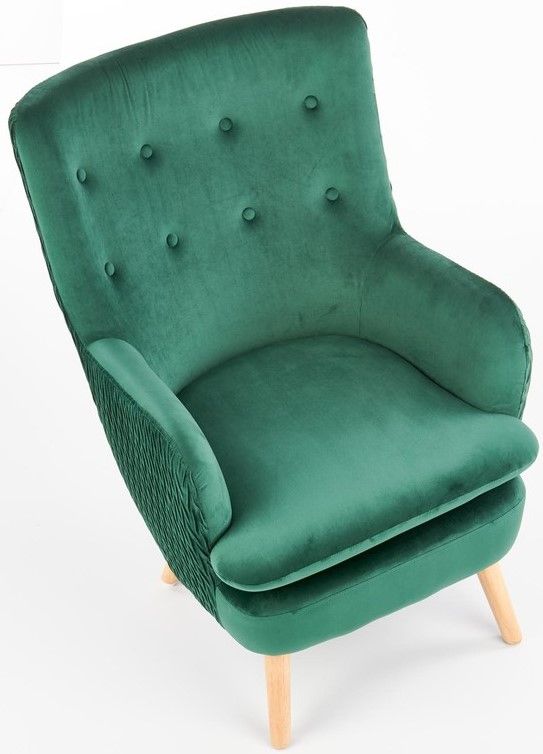 Lounge Chair Ravel | size: Width: 70cm, Height: 100cm, Depth: 78cm | color: Green | image: 7 | variant: 1004711