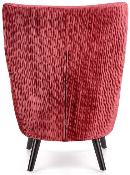 Lounge Chair Ravel | size: Width: 70cm, Height: 100cm, Depth: 78cm | color: Red | image: 7 | variant: 1004712