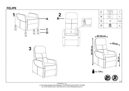 Lounge Chair Ravenna | size: Width: 64cm, Height: 103cm, Depth: 84cm | color: Gray | image: 9 | variant: 1002751